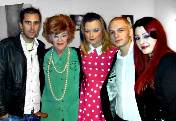 Nathan Head and singer Scott Bruton 2008 X Factor finalist and singer Heather Kass-Iliyya aka Heather Dinnarr from Rose Red